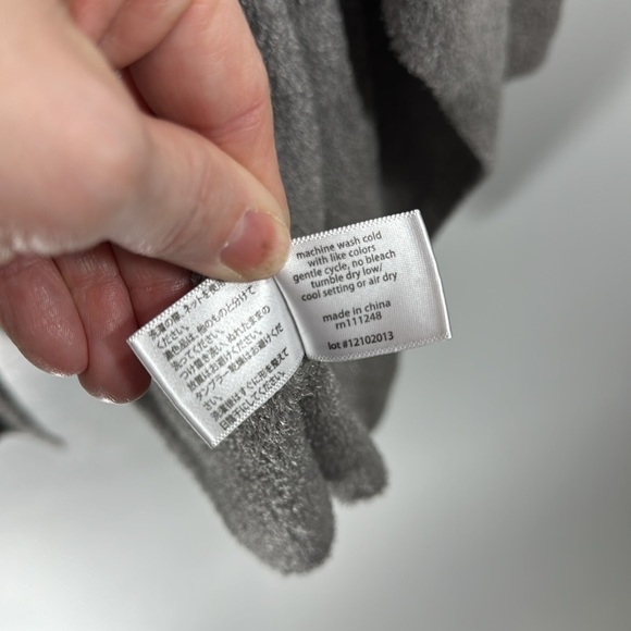 Barefoot Dreams bamboo chic light style 436 open waterfall cardigan size L/XL. - Picture 7 of 10